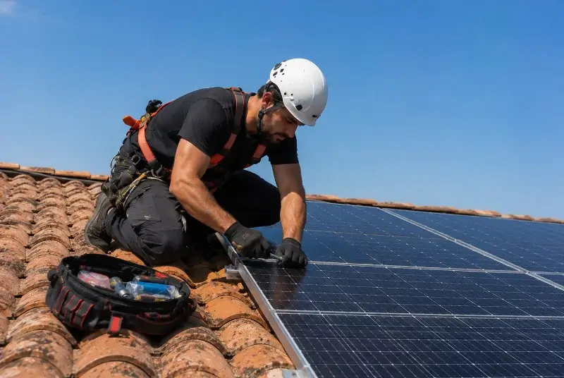 Maintenance et monitoring de panneaux solaires à Sales